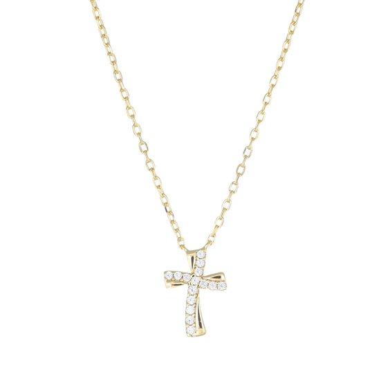 Collana Amen Donna Croci in Argento Zircone CLCR0GBZ - CLCR0GBZ